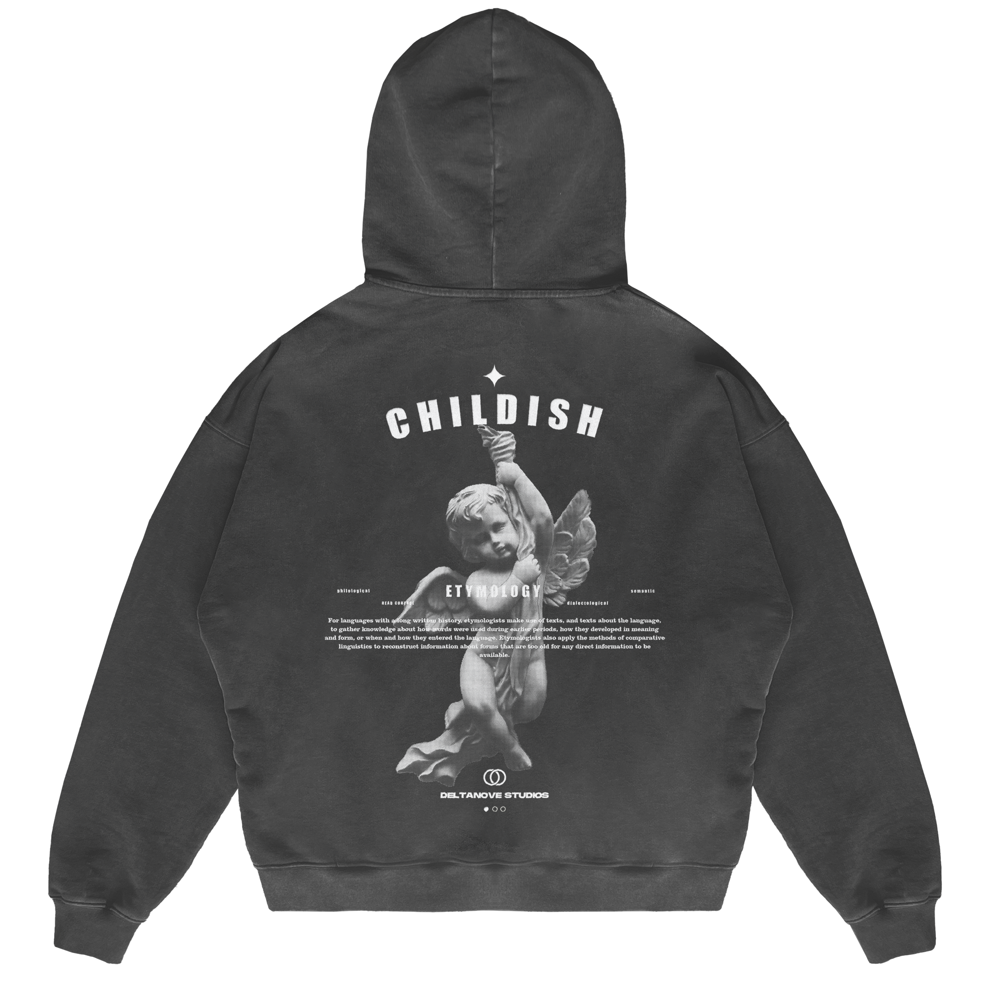 Felpa Hoodie Deltanove Childish 24H EXPRESS SHIPMENT - not for resale