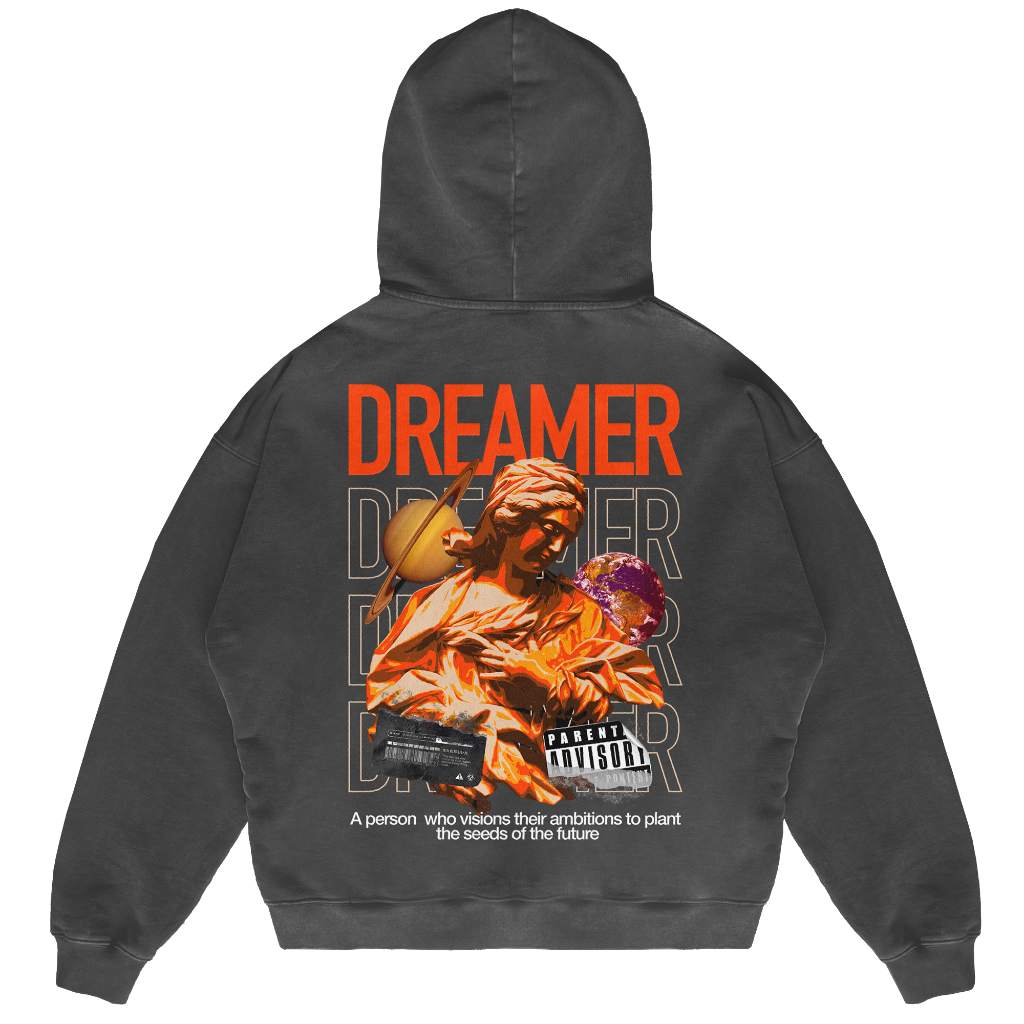 Felpa Hoodie Deltanove Dreamer 24H EXPRESS SHIPMENT - not for resale