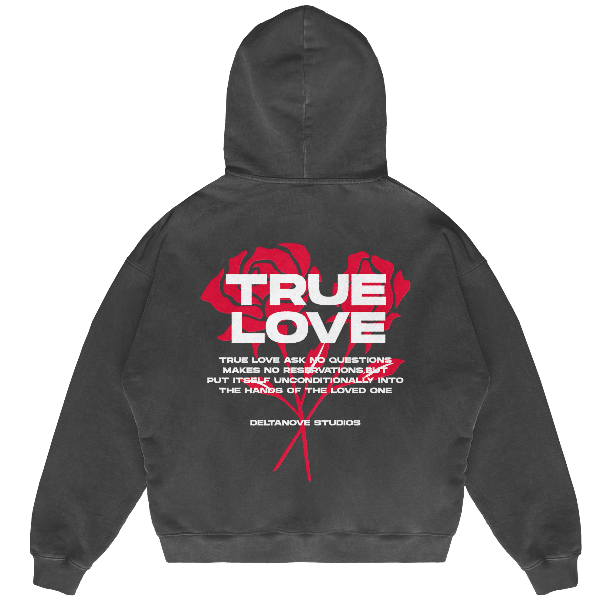 Felpa Hoodie Deltanove True Love 24H EXPRESS SHIPMENT - not for resale