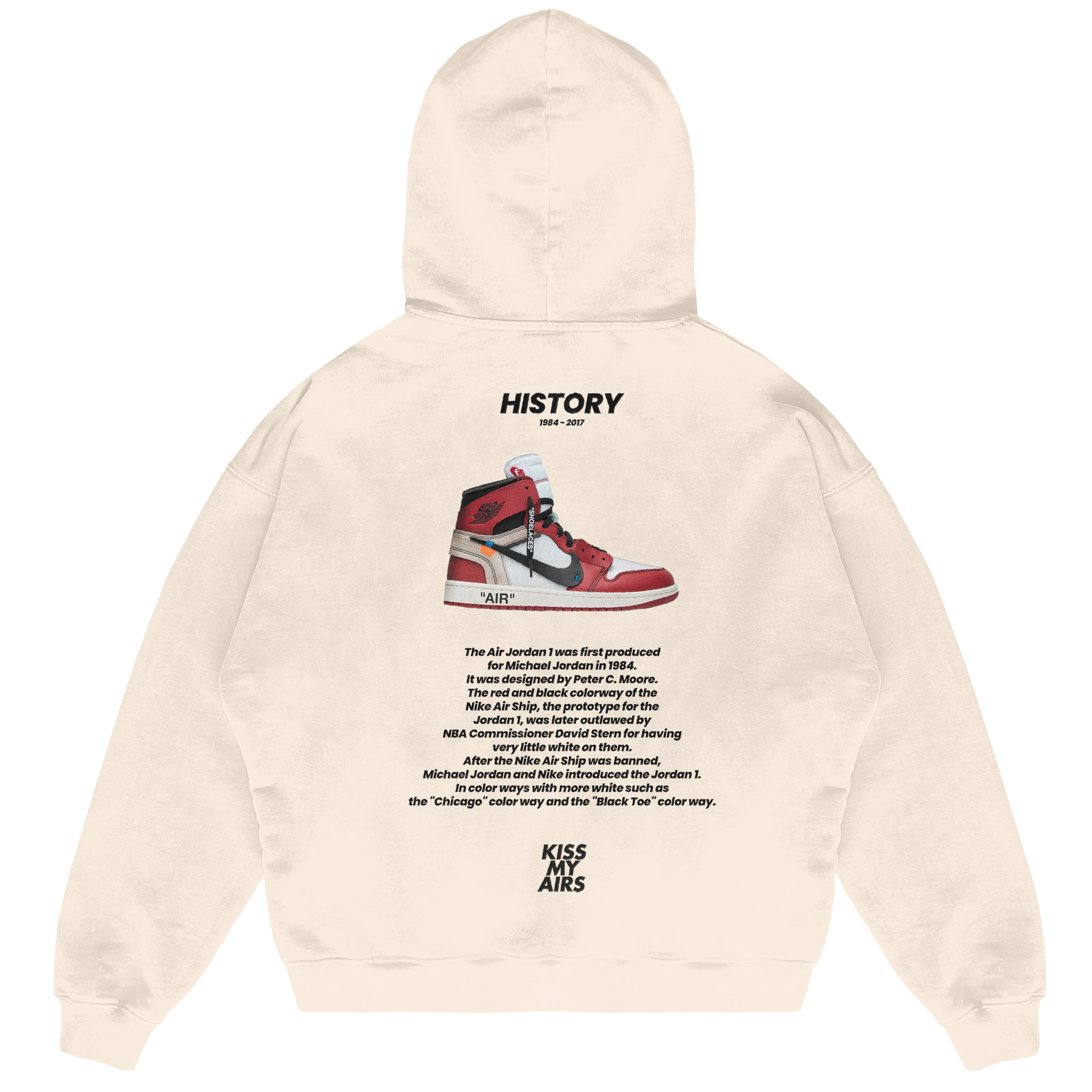 Felpa Hoodie Kiss My Airs History 24H EXPRESS SHIPMENT - not for resale