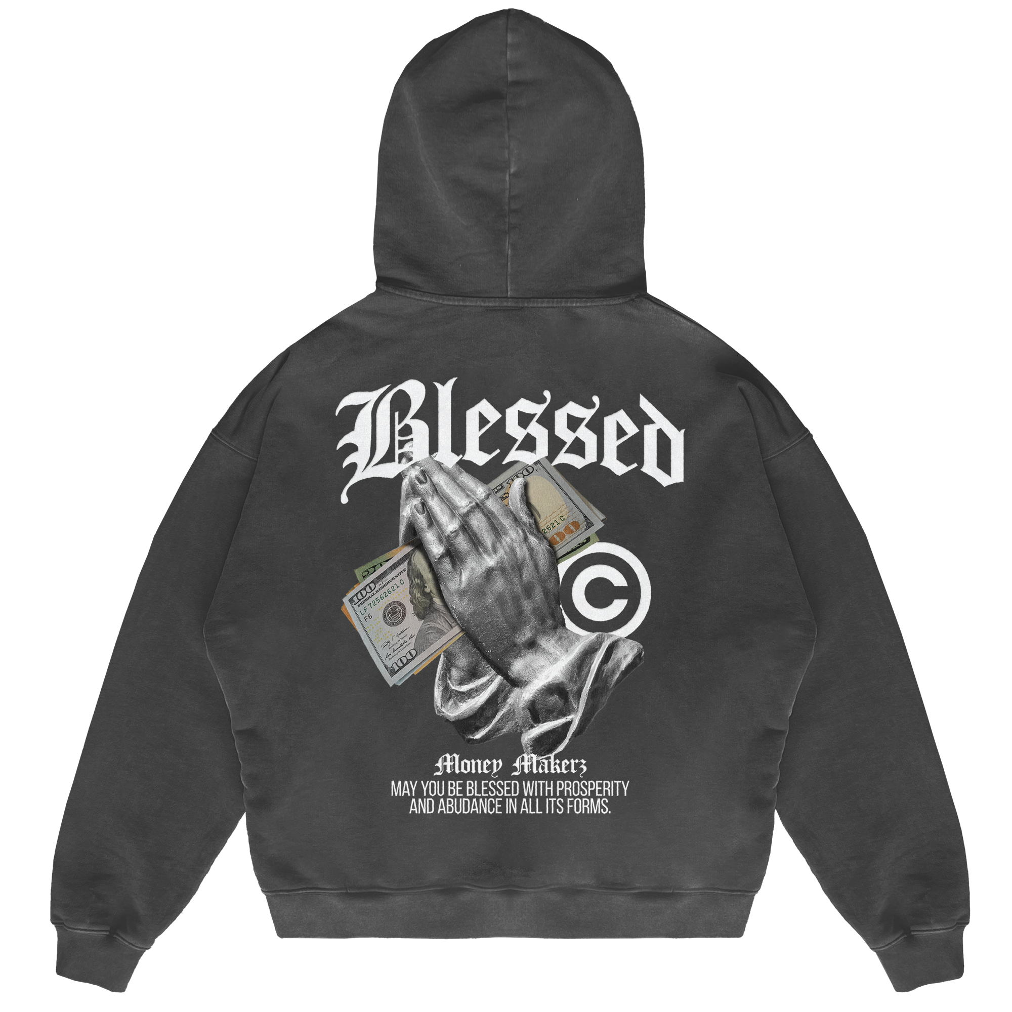 Felpa Hoodie Money Makerz Blessed 24H EXPRESS SHIPMENT - not for resale
