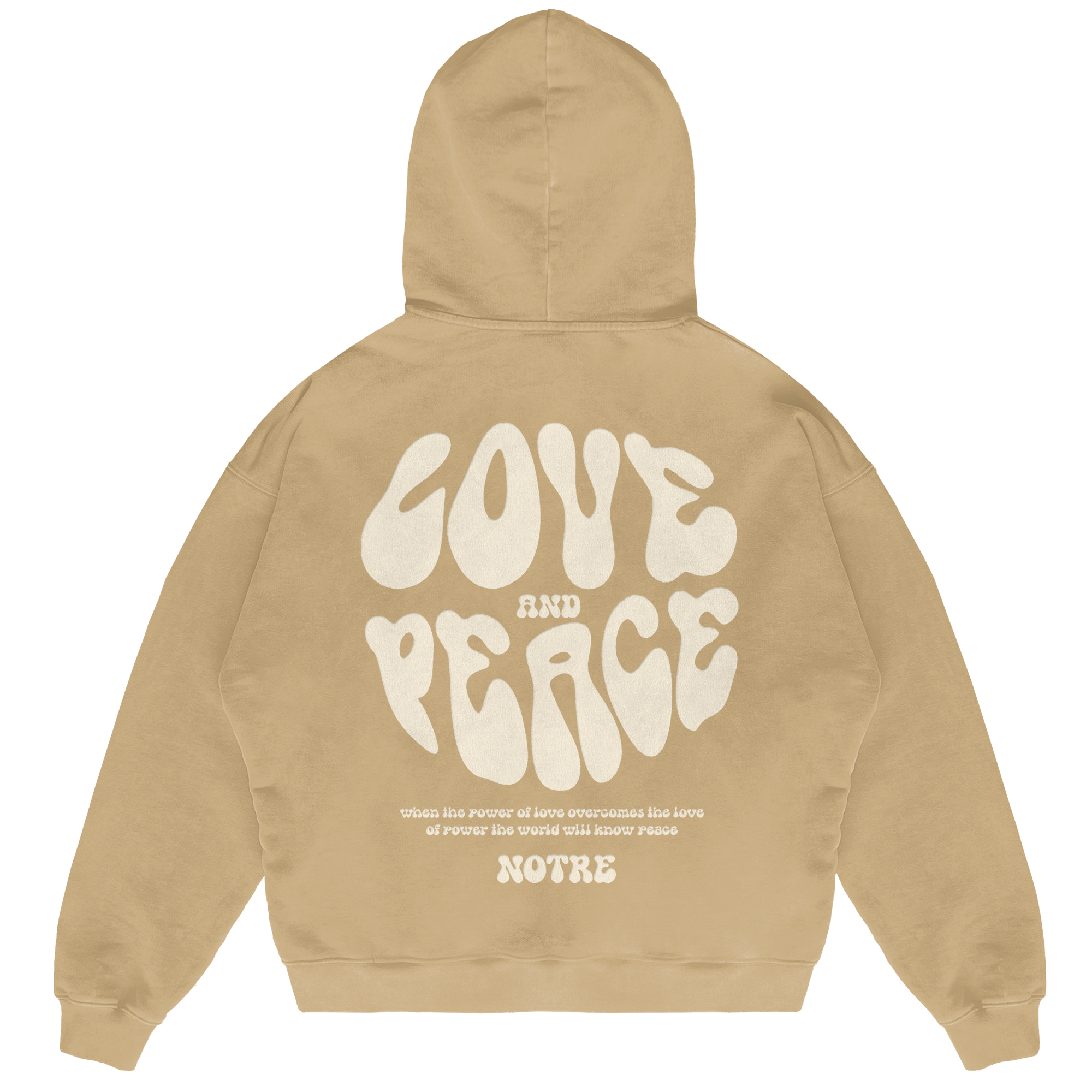 Felpa Hoodie Notre Love & Peace 2024 24H EXPRESS SHIPMENT - not for resale