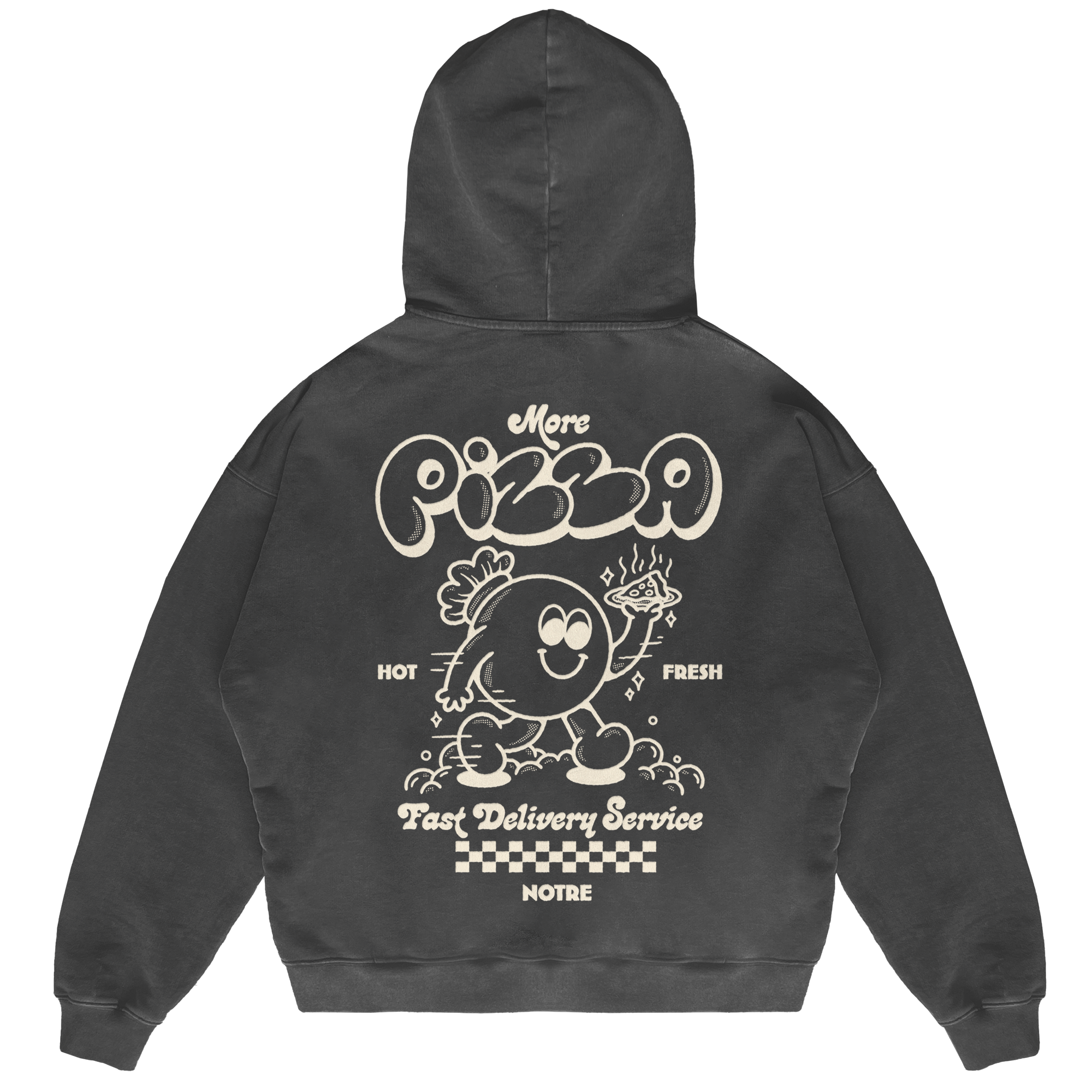 Felpa Hoodie Notre More Pizza 24H EXPRESS SHIPMENT - not for resale