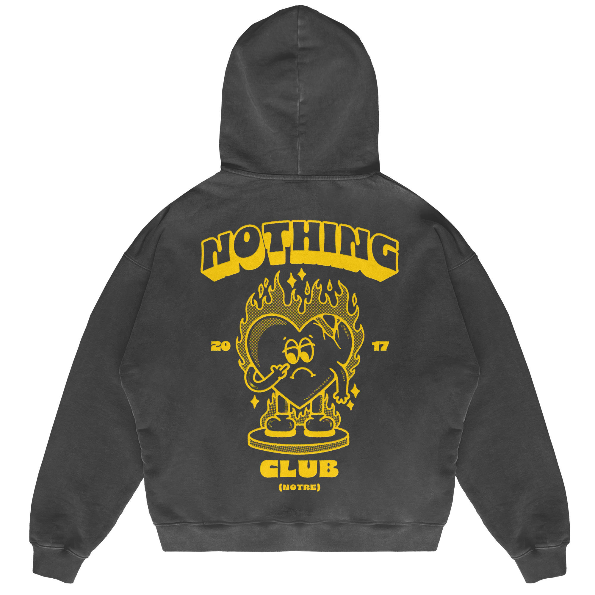 Felpa Hoodie Notre Nothing Club 24H EXPRESS SHIPMENT - not for resale