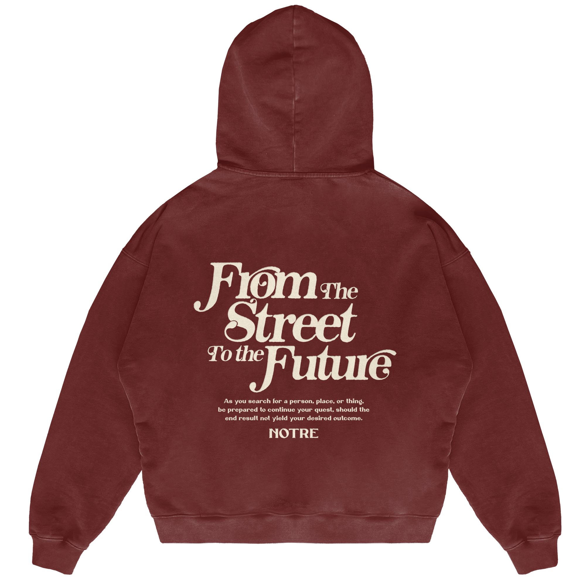 Felpa Hoodie Notre Future 24H EXPRESS SHIPMENT - not for resale