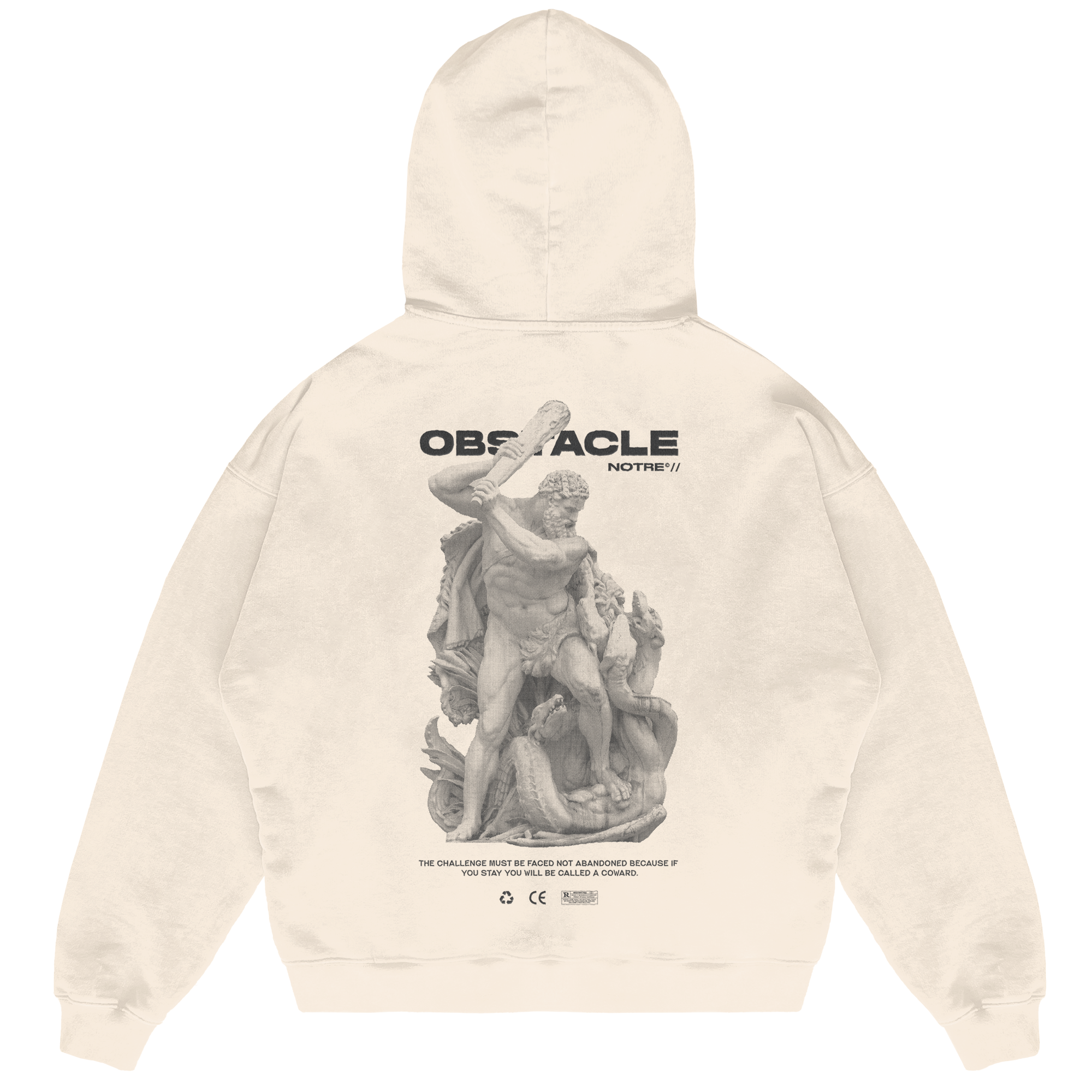 Felpa Hoodie Notre Obstacle 24H EXPRESS SHIPMENT - not for resale