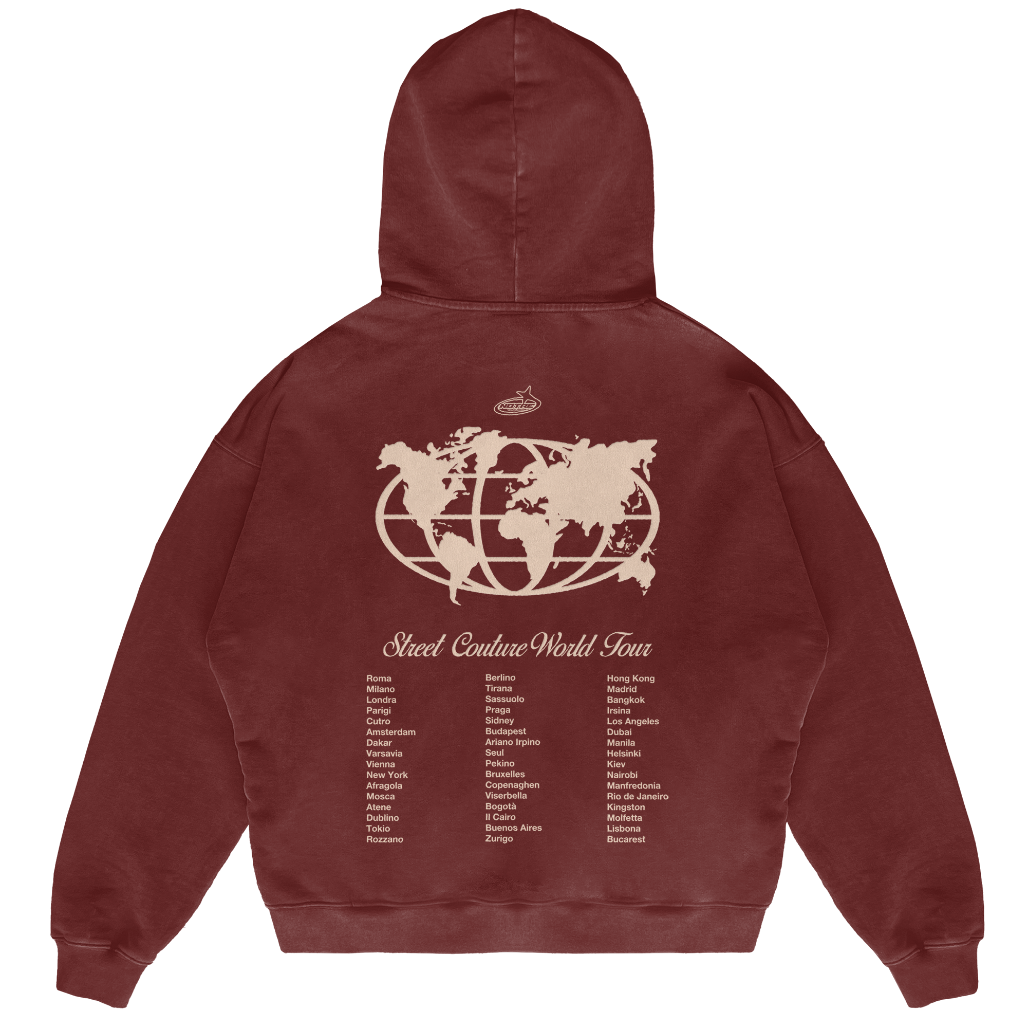 Felpa Hoodie Notre World Tour 24H EXPRESS SHIPMENT - not for resale