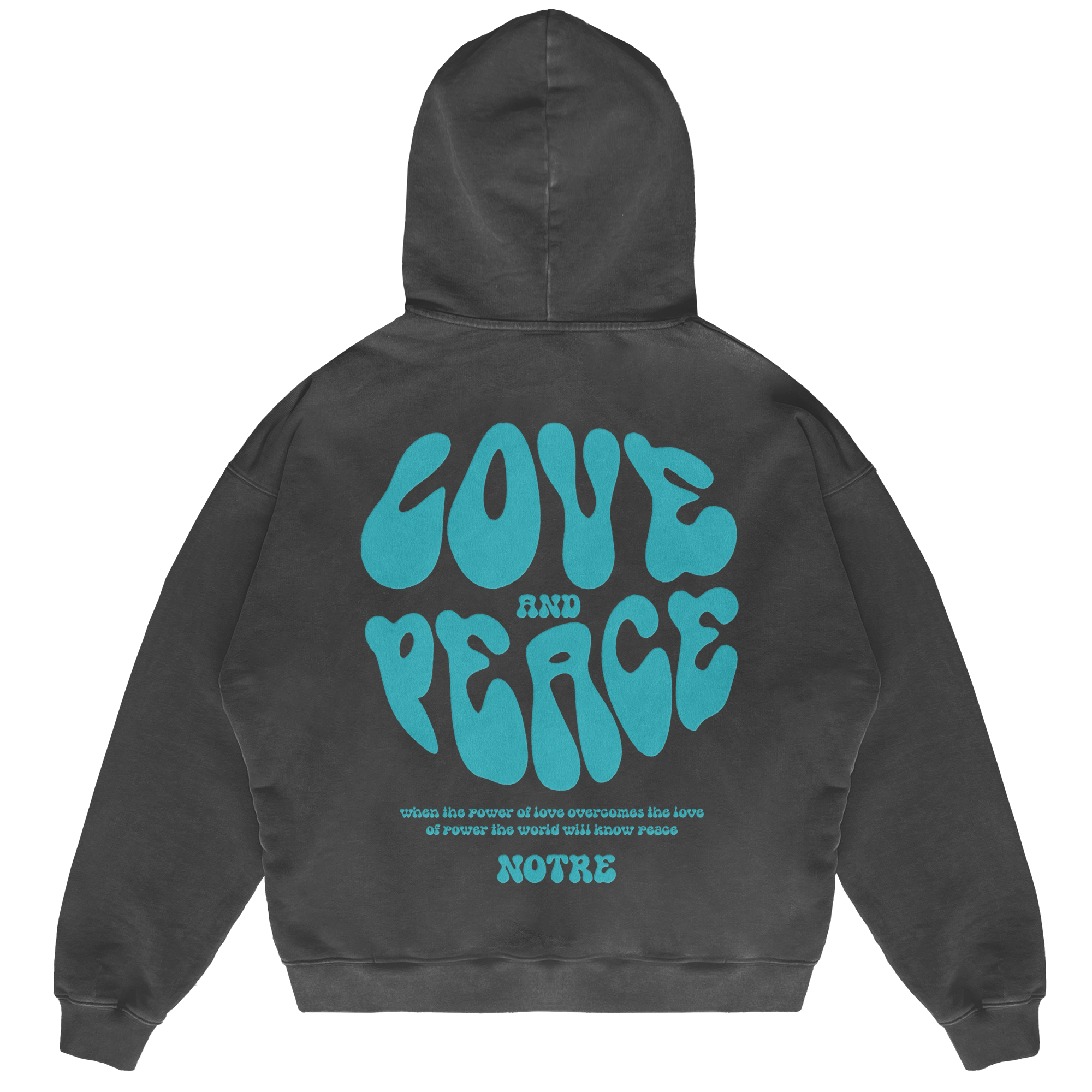 Felpa Hoodie Notre Love & Peace 2024 24H EXPRESS SHIPMENT - not for resale