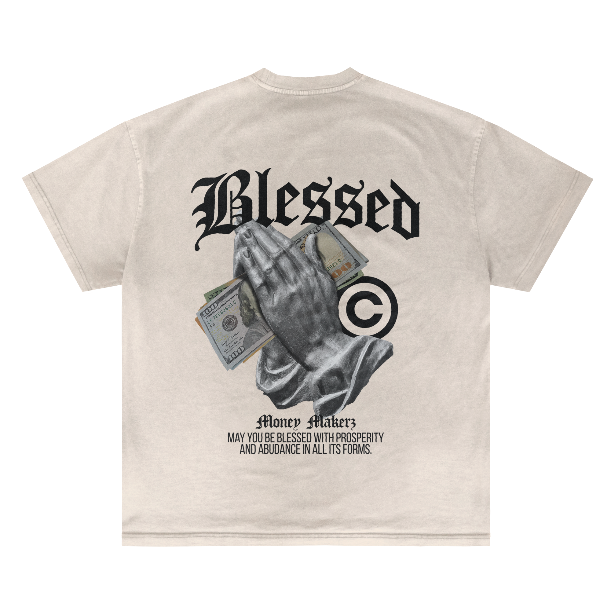 T-shirt Money Makerz Blessed 24H EXPRESS SHIPMENT - not for resale