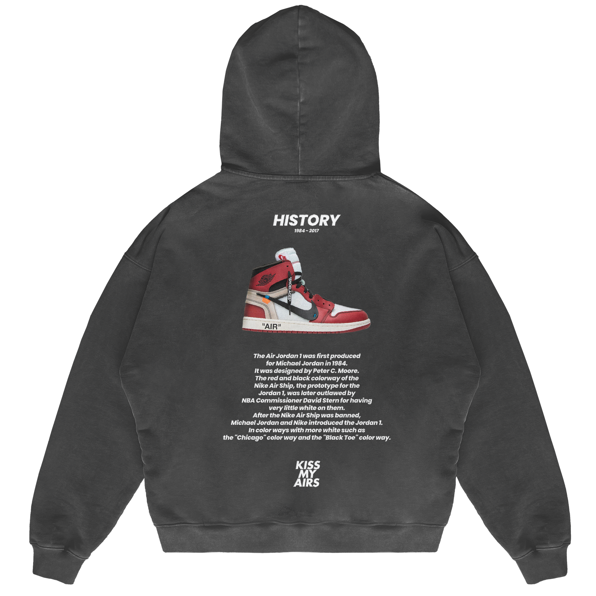 Felpa Hoodie Kiss My Airs History 24H EXPRESS SHIPMENT - not for resale