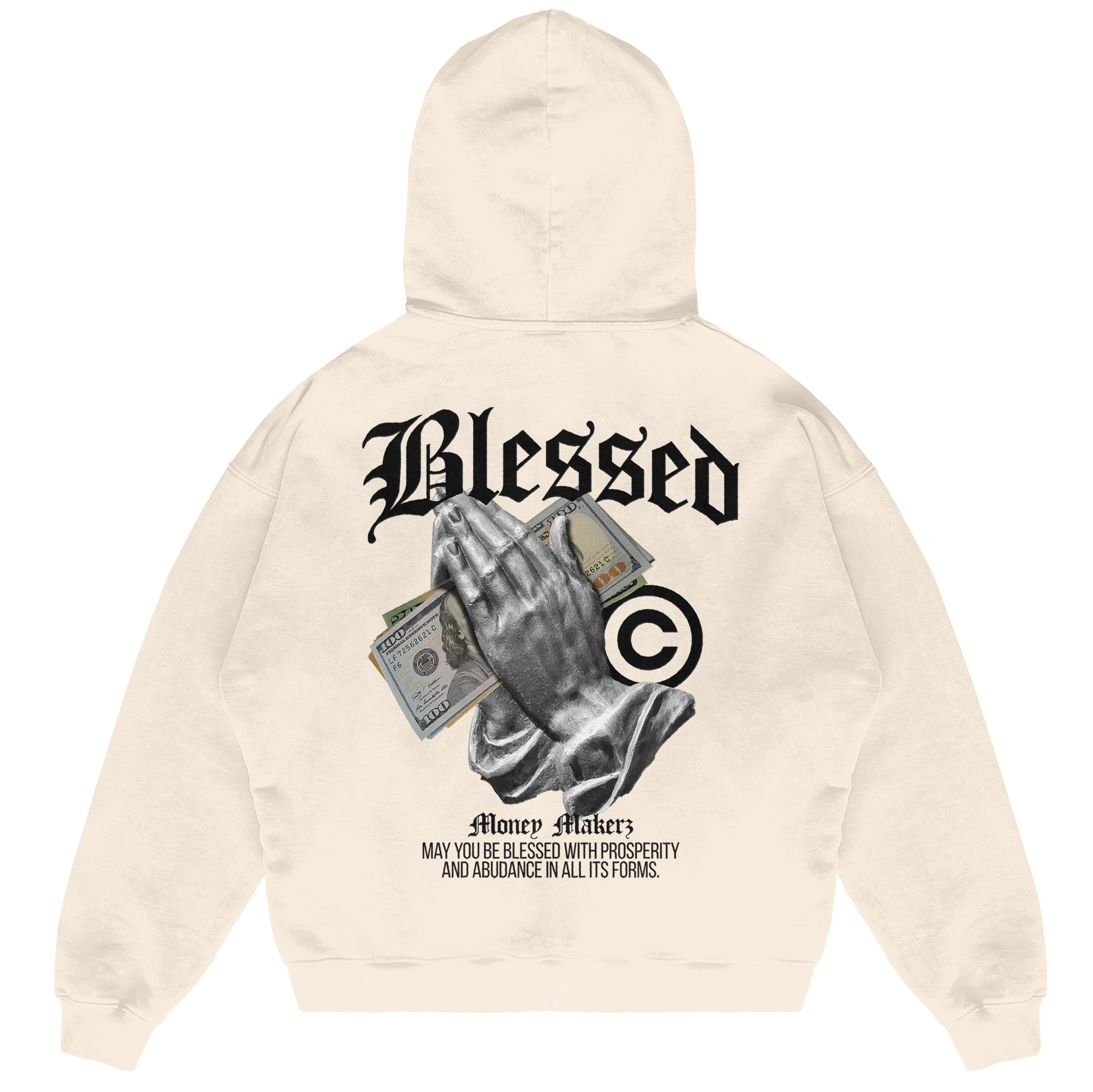 Felpa Hoodie Money Makerz Blessed 24H EXPRESS SHIPMENT - not for resale
