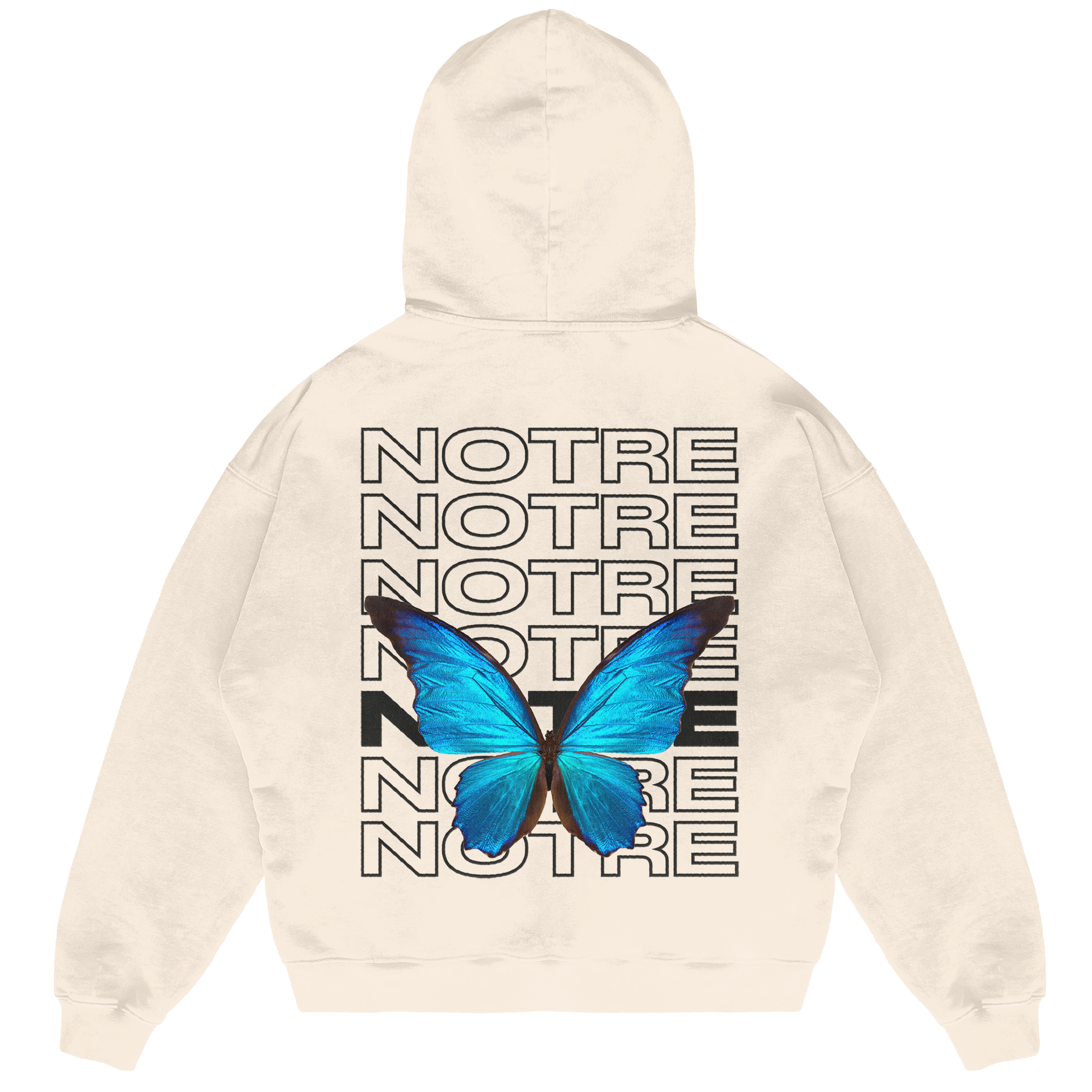 Felpa Hoodie Notre Butterfly 24H EXPRESS SHIPMENT - not for resale