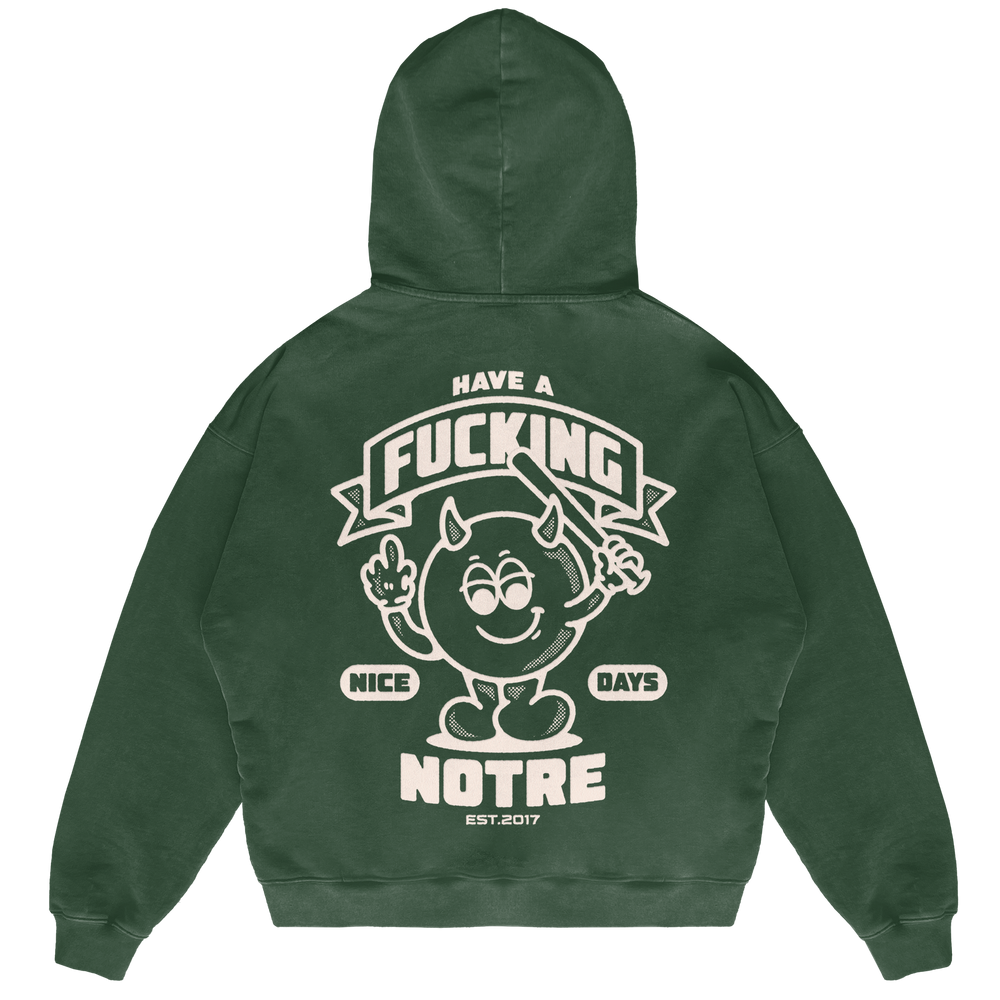 Felpa Hoodie Notre Fu*king Day 24H EXPRESS SHIPMENT