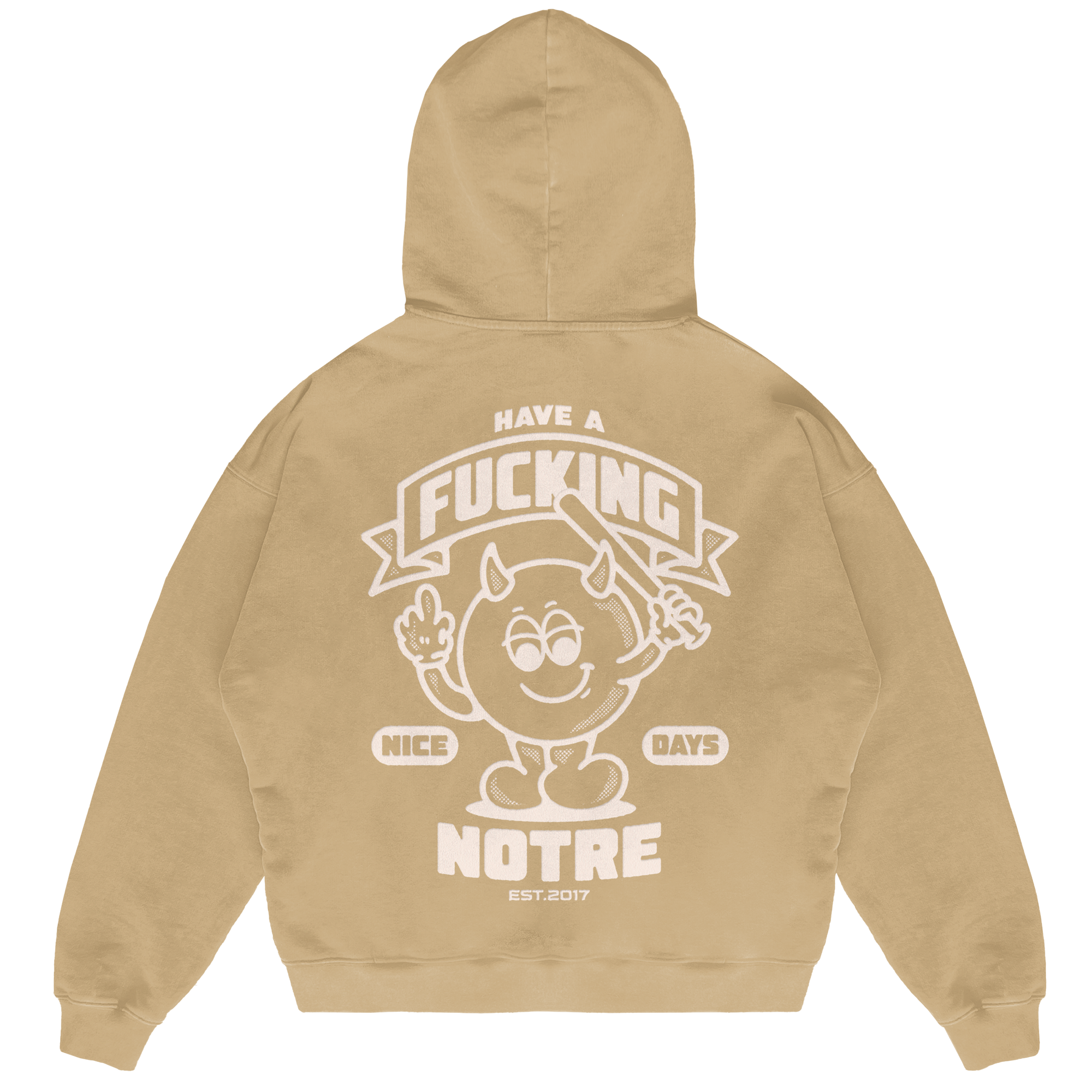 Felpa Hoodie Notre Fu*king Day 24H EXPRESS SHIPMENT - not for resale