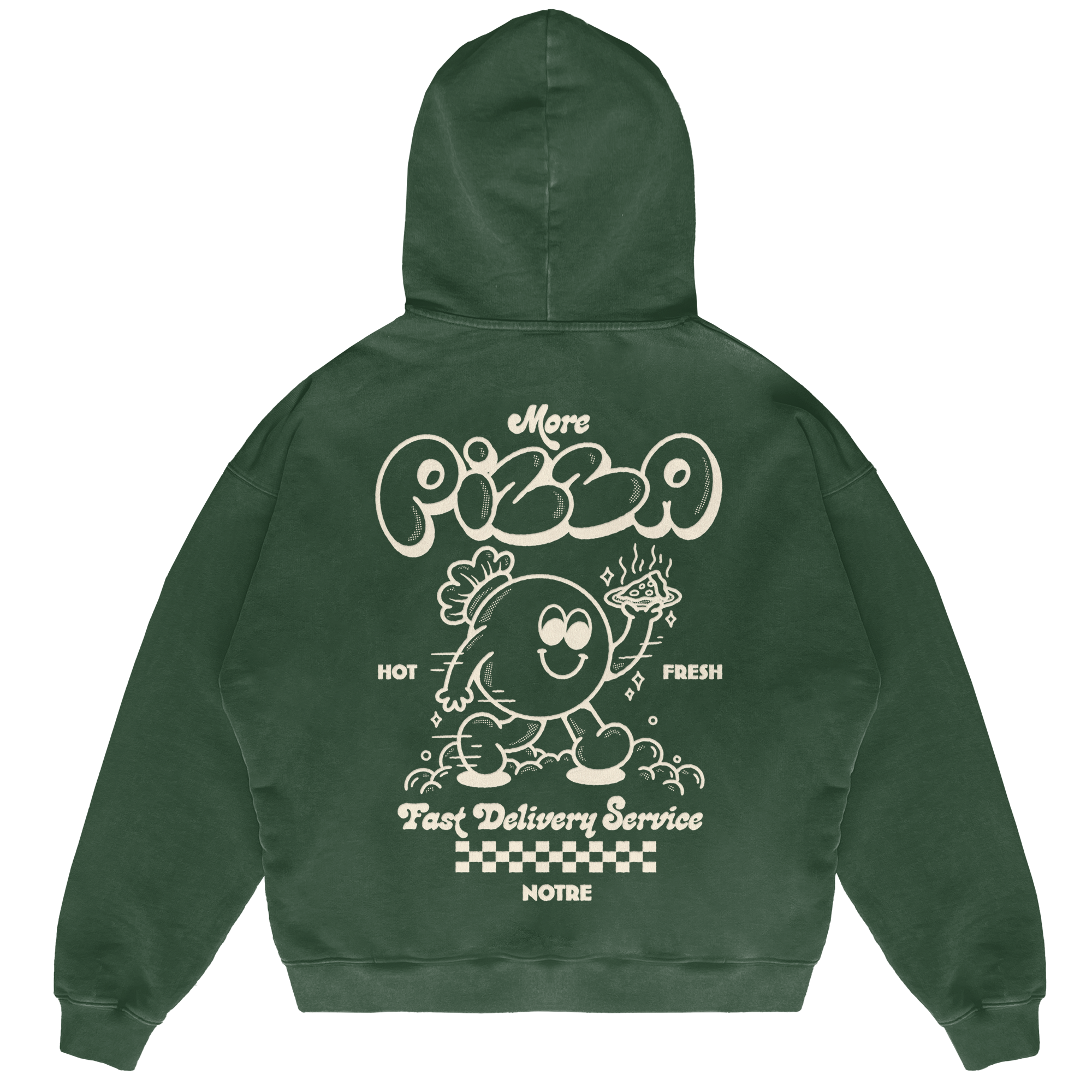 Felpa Hoodie Notre More Pizza 24H EXPRESS SHIPMENT - not for resale
