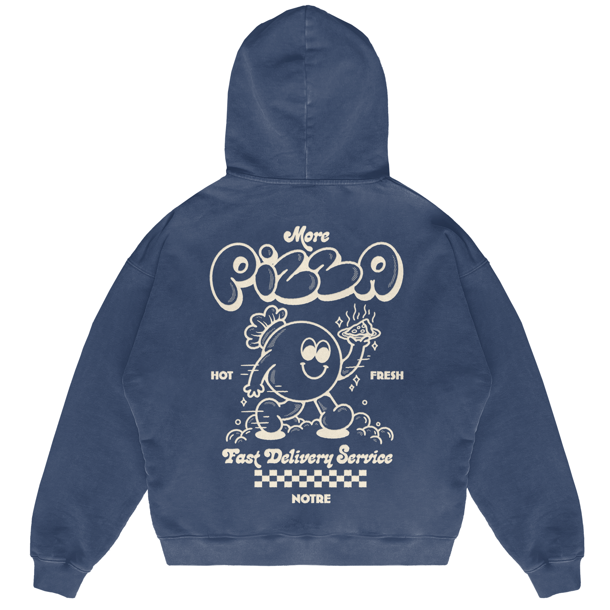 Felpa Hoodie Notre More Pizza 24H EXPRESS SHIPMENT - not for resale