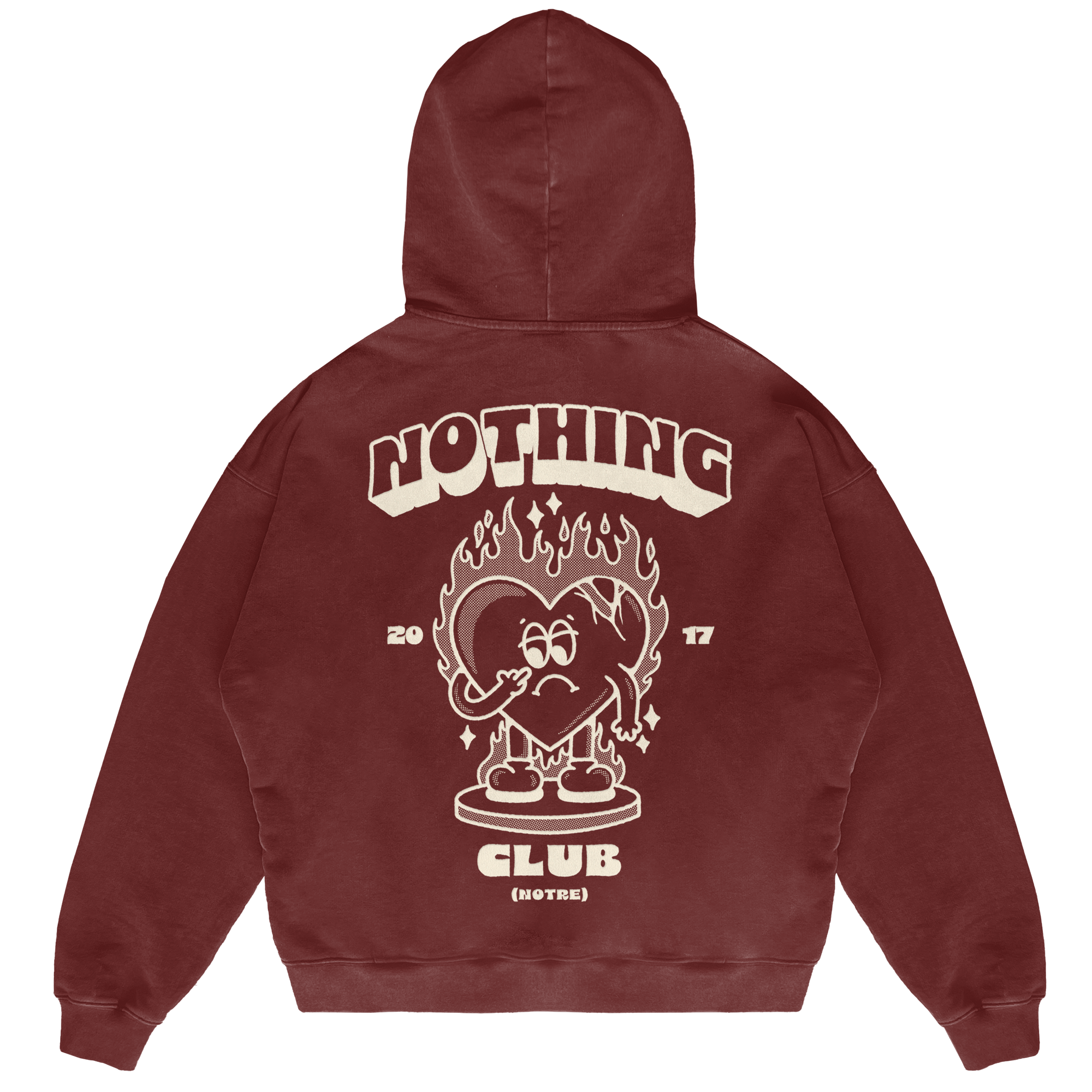 Felpa Hoodie Notre Nothing Club 24H EXPRESS SHIPMENT - not for resale