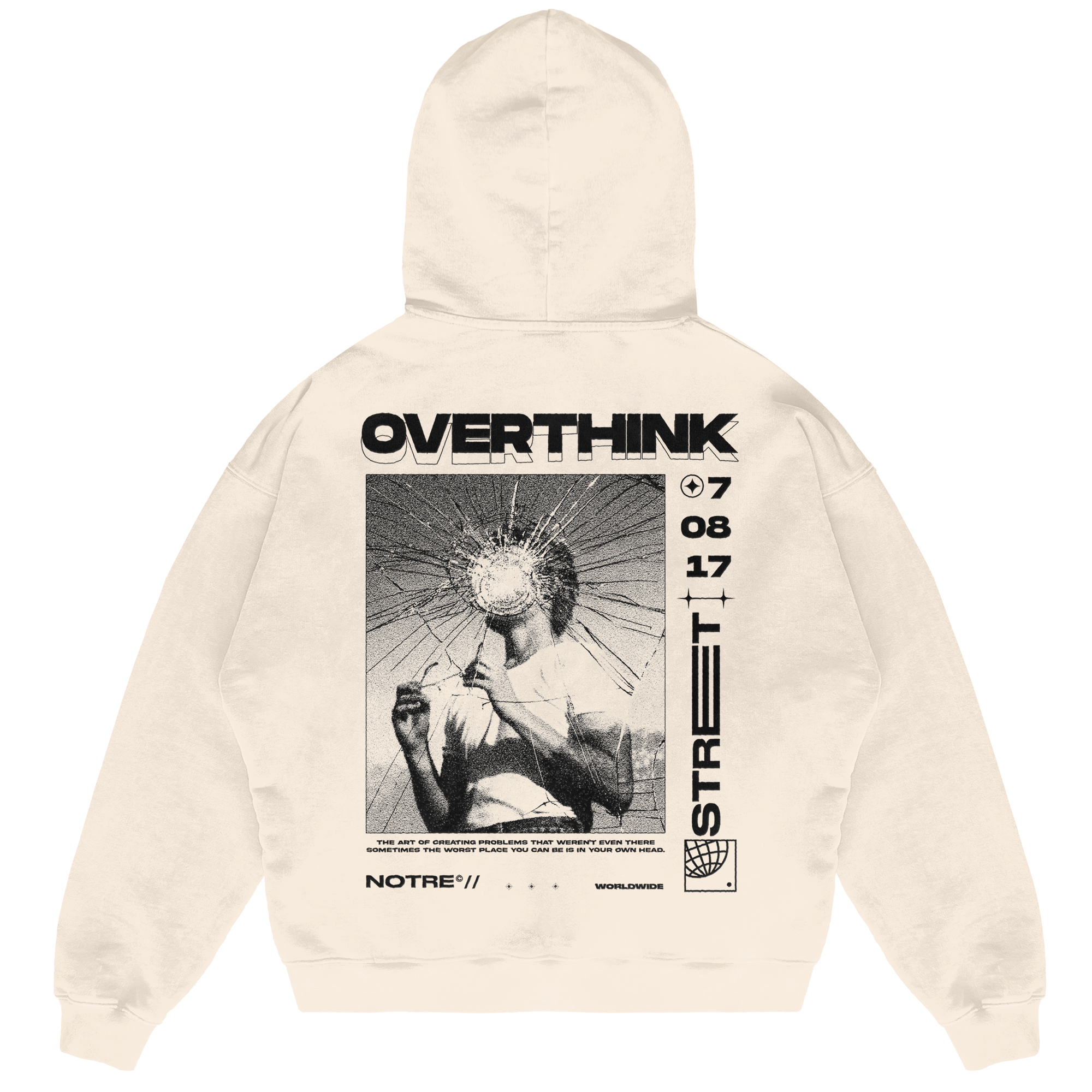 Felpa Hoodie Notre Overthink 24H EXPRESS SHIPMENT - not for resale