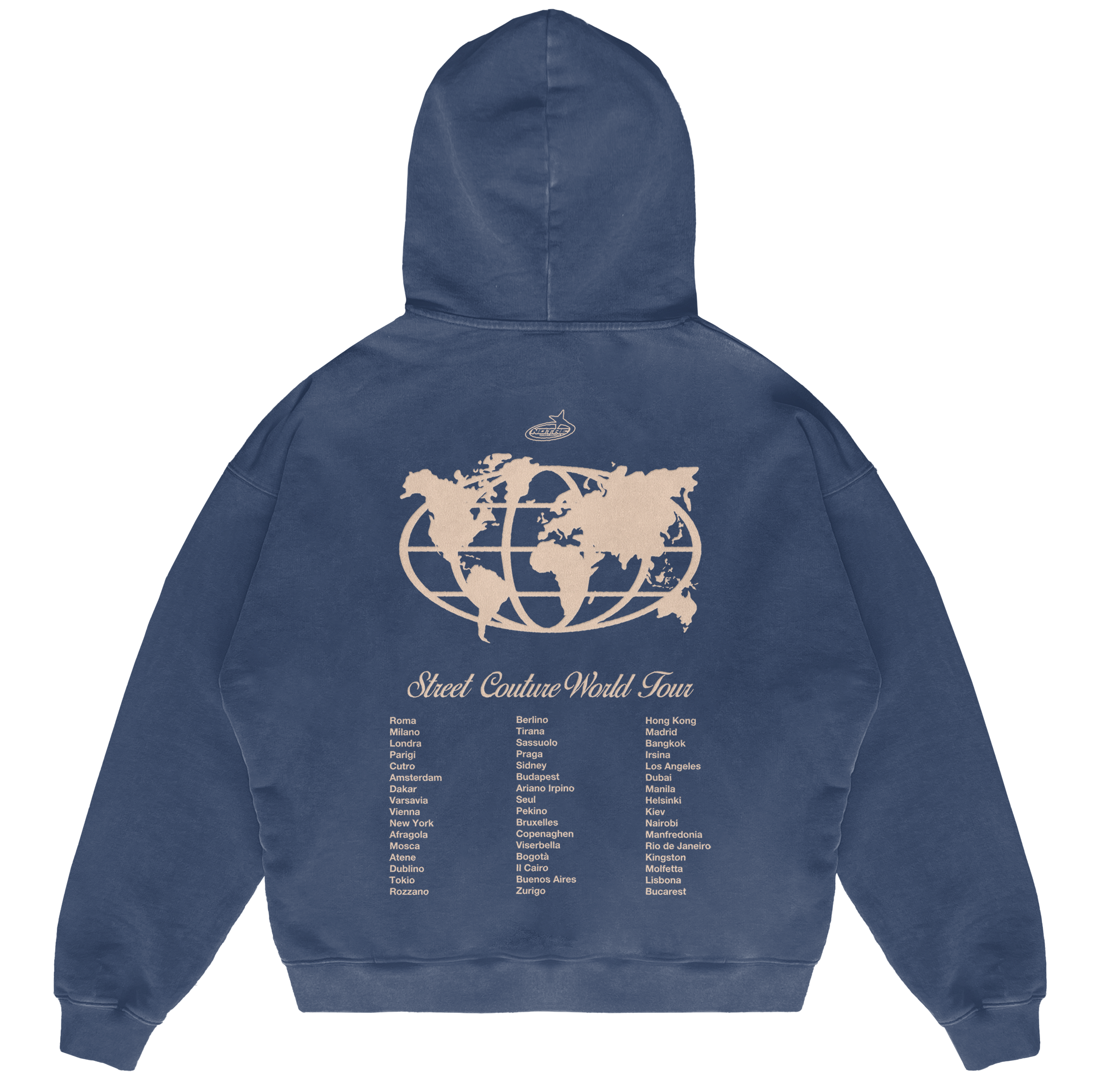 Felpa Hoodie Notre World Tour 24H EXPRESS SHIPMENT - not for resale